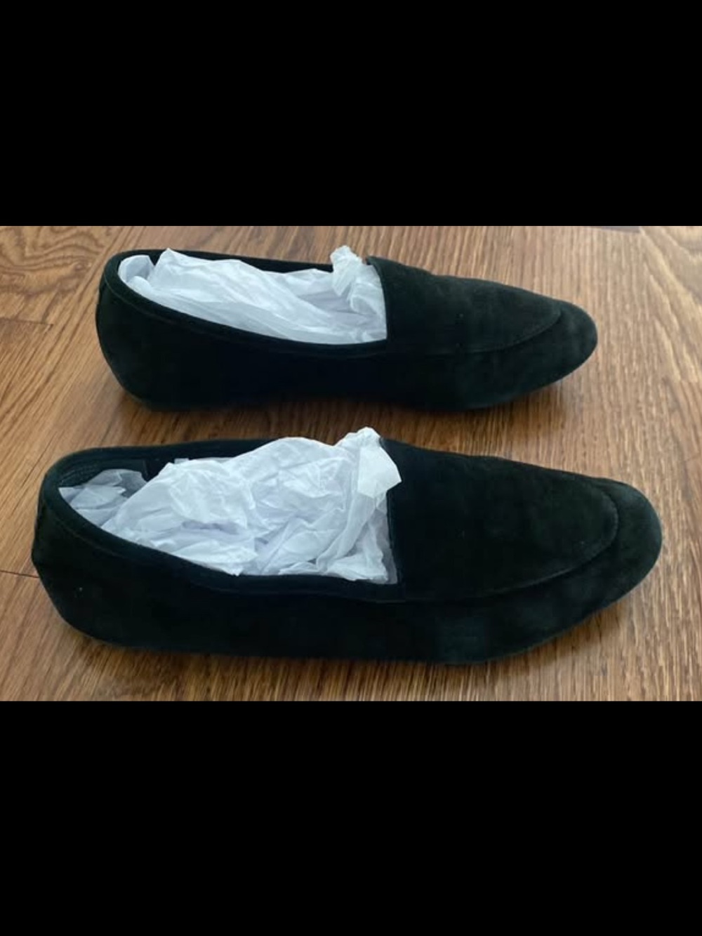 Women’s Black Suede Loafers